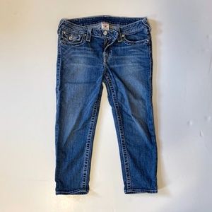 True Religion Denim Capri Women Size 29